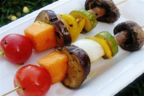 Grilled Veggie Shish Kabobs Recipe Recipe Summer