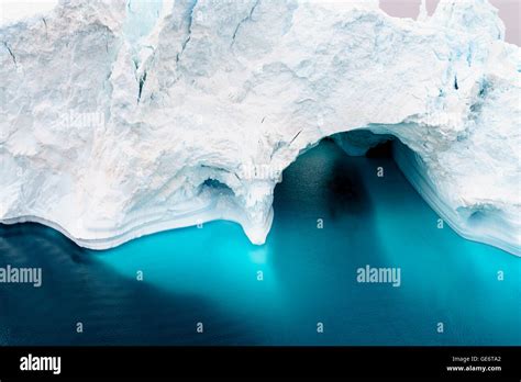 Icebergs On Arctic Ocean In Greenland Stock Photo Alamy