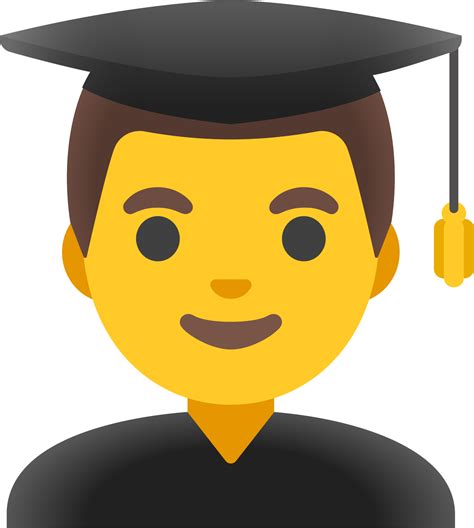 Man Student Emoji Download For Free Iconduck