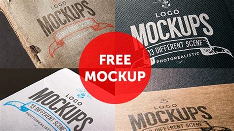 Download 130+ Free Logo Mockup (PSD) & Templates - 2020 Updated