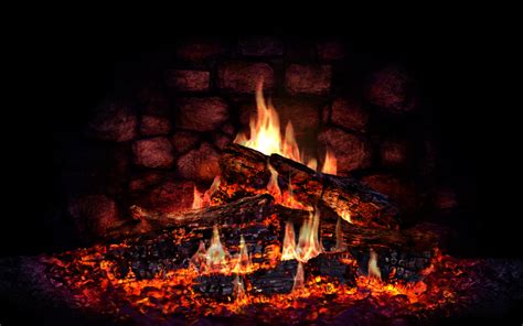 50 Animated Fireplace Desktop Wallpaper