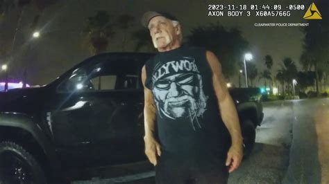 Body Cam Hulk Hogan Drives Up To Nick Hogan S Dui Arrest In Clearwater