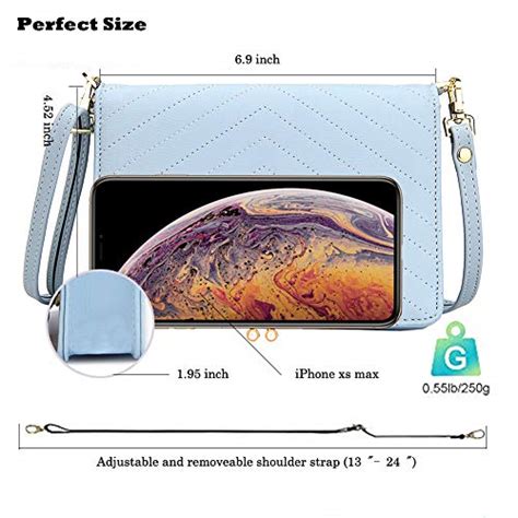 Kukoo Small Crossbody Bag For Women Cell Phone Purse Wallet Clutch