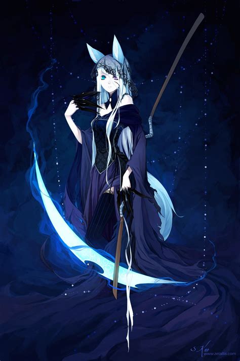 Reaper By Zetallis On Deviantart Anime Wolf Girl Anime Fantasy