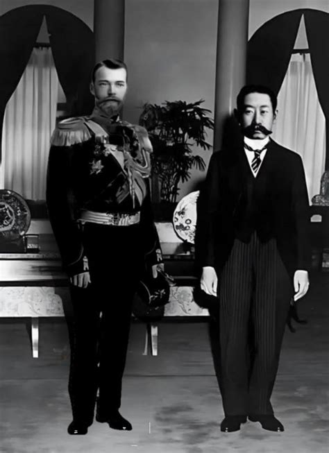 The Russian Empire Wins The Russo Japanese War Nicholas Ii Poses In A