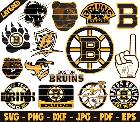 Boston Bruins Svg Boston Svg Nhl Svg Bundle Hockey Team Etsy