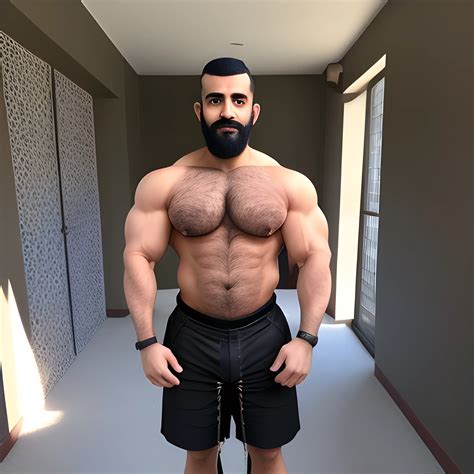 Photo Full Body Daddy Master Arab Muscle Arthub Ai