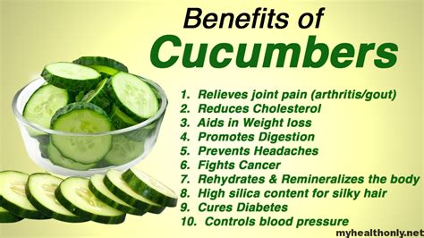 We have always known that deficiencies. Know about the effective health benefits of cucumbers - My ...
