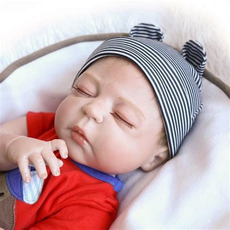 bebe reborn menino dormindo olhos fechados silicone 12x m22 r 455 00 em mercado livre