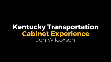 Personen, die bei kentucky transportation cabinet nach einem job gesucht haben, haben sich außerdem angesehen. Kentucky Transportation Cabinet Experience - YouTube