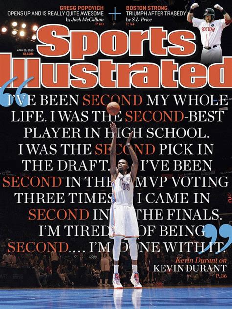 Kevin Durant On Kevin Durant Sports Illustrated Cover Poster Canvas