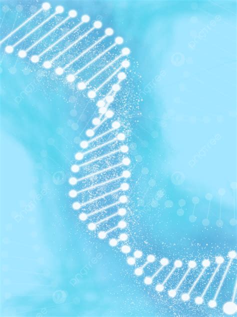 Blue Background Material Dna Helix Wallpaper Image For Free Download