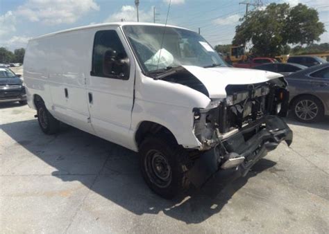 Bidding Ended On 1ftne1ew9cda23493 Salvage Ford Econoline Cargo Van At Clearwater Fl On