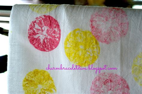 Our Hopeful Home Diy Citrus Stamped Tea Towels The