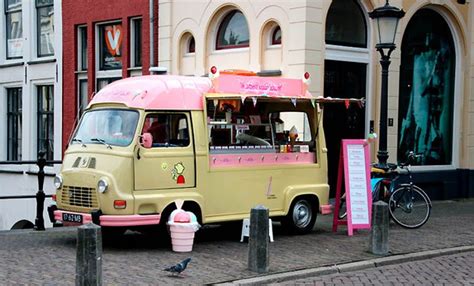 Dark Roasted Blend Cute Vintage Ice Cream Trucks Ice Cream Truck
