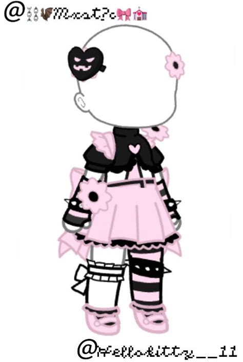 Pastel Goth Outfit Club Outfits Character Design Club Design