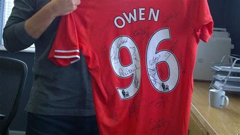 Michael Owen To Auction Hillsborough 96 Match Shirt Liverpool Echo