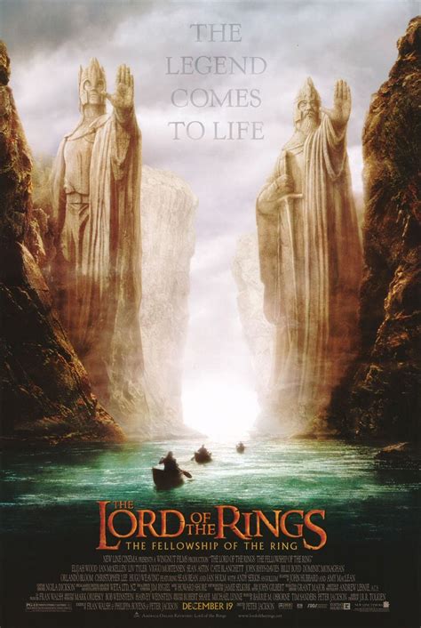 Who Are Those Two Giant Statues Of In Fellowship Of The Rings Rlotr