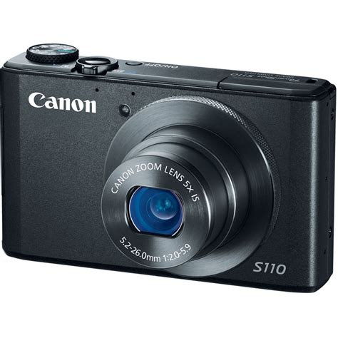Canon Powershot S110 Digital Camera Black 6351b001 Bandh Photo