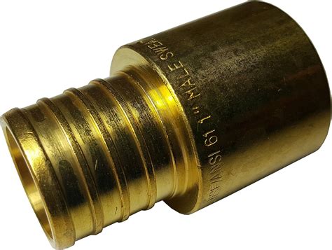 Pieces Xfitting Pex X Male Sweat Adapters Brass Crimp Fittings