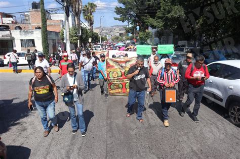 Marchan Organizaciones Sociales En Chilpancingo Piden Audiencia Con La