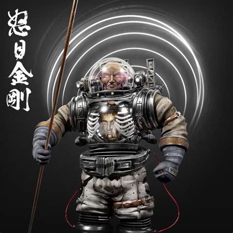 Space Monk Design By Che Kuang Chuang Conceptual Art Conceptual Monk
