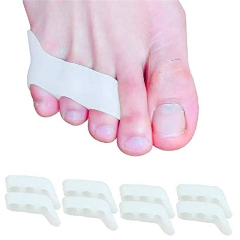 Pinky Toe Separator And Protectors8 Pack Triple Gel Toe