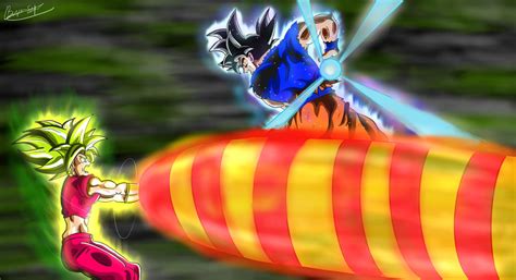 Goku Vs Kefla Kamehameha By Comicsfan97 On Deviantart