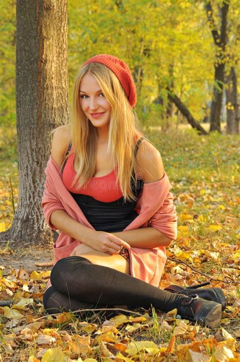 Autumn Girl Portrait Stock Image Image Of October Nature 26422529