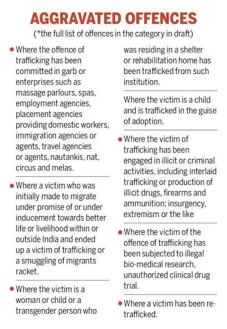 What Is Trafficking In Persons Prevention Care And Rehabilitation Bill 2021 Quora