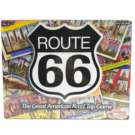 Route 66 Board Game The Great American Road Trip Game New Sealed