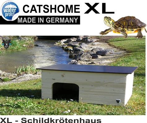 Komfortables heim für schildkröten & co? XL Schildkrötenhaus CANDY 86 x 46 x 32 cm - Made in Germany