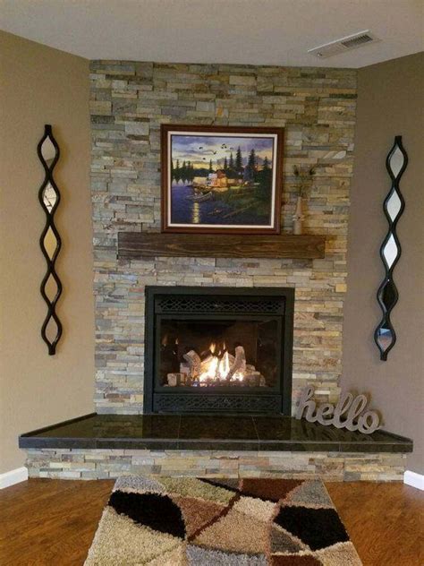 You can either cover the space between the 2 mantels with wood or not. Pin on Home Ideas and Decorating