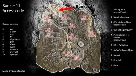 Warzone Bunker Map