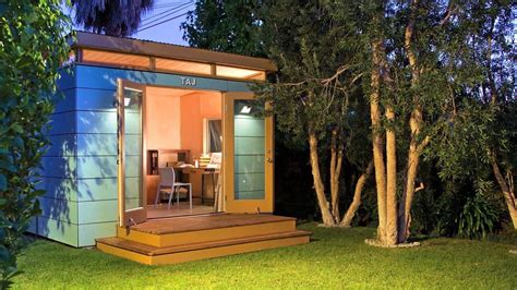 Find the right backyard studio plan and build a place to serve as an art studio, home office or yoga studio. Modern-Shed™ TAJ the 10x12 backyard art studio on Vimeo