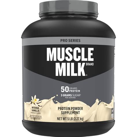Muscle Milk Pro Series Protein Powder Intense Vanilla 50g Protein 5