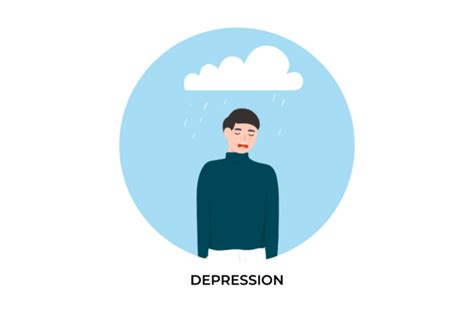 Illustration Mental Health Depression Graphic By Uppoint Design