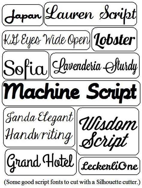 Silhouette Fonts 101 Fonts For Cutting Machines Hey Letu0027s Make