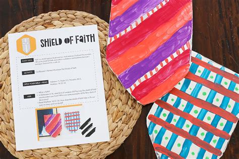 The Armor Of God Shield Of Faith Craft For Kids The Littles And Me