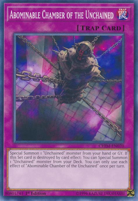 Abominable Chamber Of The Unchained Yugipedia Yu Gi Oh Wiki
