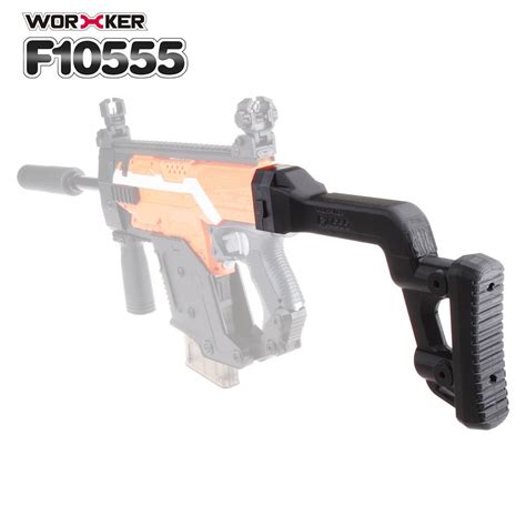 worker mod shoulder stock replacement kit tailstock buttstock toy gun accessories for nerf n