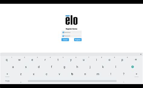Manually Register Elo Device Without Accessing Eloview