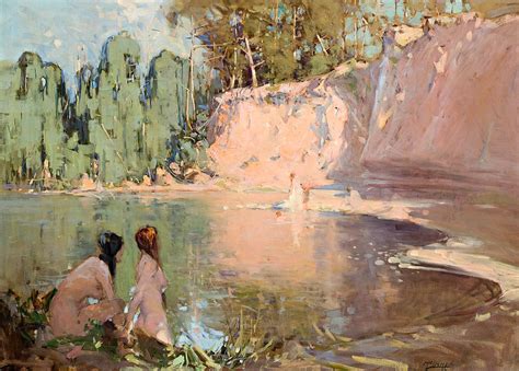 The Bathers Painting By William Beckwith Mcinnes Fine Art America