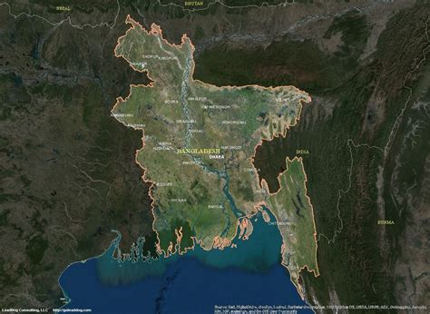 Google maps is a web mapping service developed by google. FabSpace - Bangladesh » Observing Bangladesh from Space