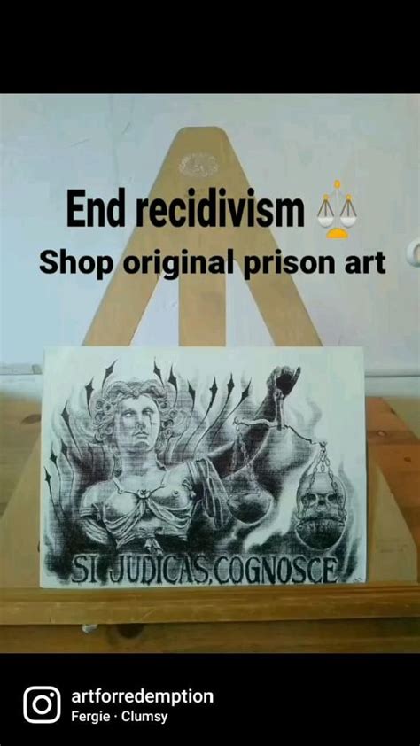 End Recidivism By Acquiring An Original Prison Artwork ⚖️ Prison Art