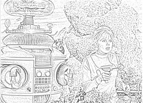 The Holiday Site Coloring Pages Of Classic Lost In Space