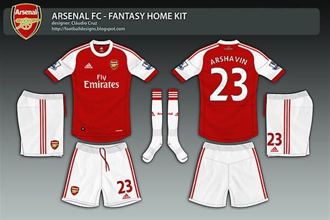 Arsenal Fc 2013 2014 Fantasy Adidas Kit