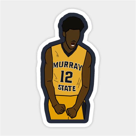 Ja Morant Celebration Murray State Racers Basketball Sticker
