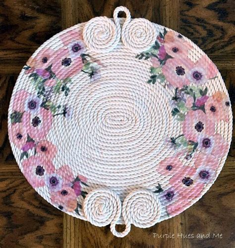 How To Make a Decorative Table Mat Using Cord | Hometalk