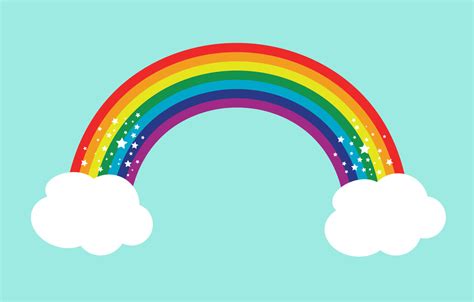 Cartoon Rainbow Images Beautiful And Colorful Rainbow Pictures